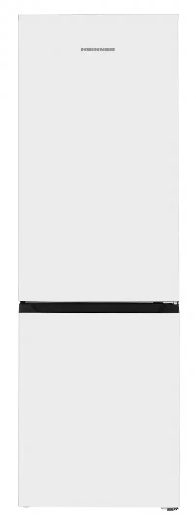 Combina frigorifica HEINNER HCNF-HM253INVE++, 253 l, Clasa E, Compresor Inverter, Lumina LED, Usi reversibile, H 181 cm (Alb)