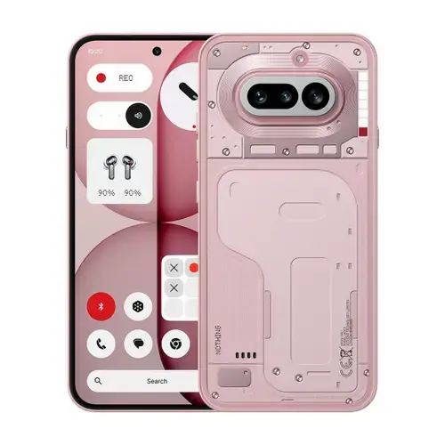 Telefon Mobil Nothing Phone 4a, Procesor Qualcomm SM7635-AC Snapdragon 7s Gen 4, AMOLED Capacitive Touchscreen 6.78inch, 12GB RAM, 256GB Flash, Camera Tripla 50+50+8MP, Wi-Fi, 5G, Dual Sim, Android (Roz)