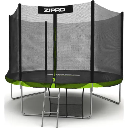 Trambulina Zipro Jump Pro,  Plasa de protectie exterioara, 312 cm (Negru)
