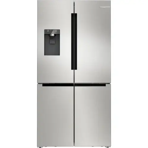 Side by side Bosch KFD96APEA, 574 l, NoFrost, Touch control, Dozator apa/gheata, Multi Air Flow, Home Connect, Clasa E (Inox antiamprenta)