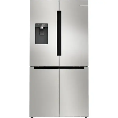 Side by side Bosch KFD96APEA, 574 l, NoFrost, Touch control, Dozator apa/gheata, Multi Air Flow, Home Connect, Clasa E (Inox antiamprenta)