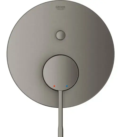 Unitate comanda Grohe Essence 24058AL1, aparenta, diverter, 2 iesiri, necesita valva, mat, Gri grafit