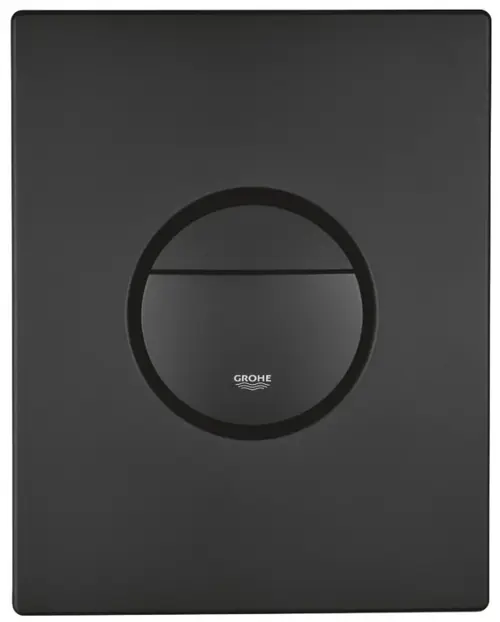 Clapeta WC Grohe Nova Cosmopolitan 38765KF0, verticala, dubla, 156 x 197 mm, ABS, mat, Negru