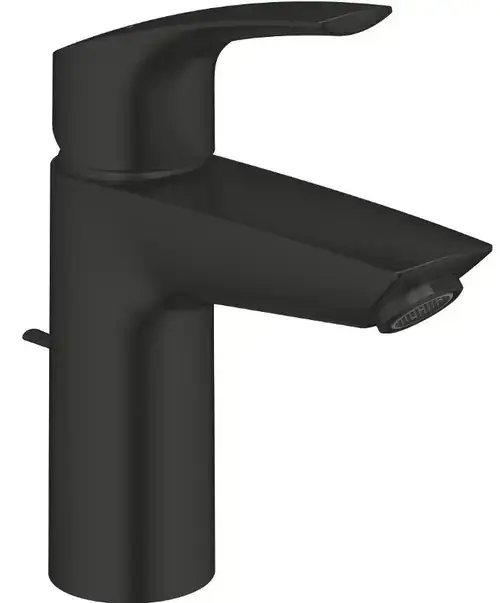 Baterie lavoar Grohe Eurosmart 332652433, S, 169 mm, ventil, mat, Negru