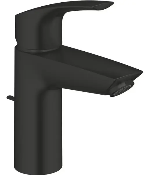 Baterie lavoar Grohe Eurosmart 332652433, S, 169 mm, ventil, mat, Negru