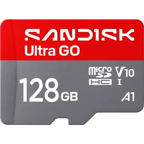 Card Memorie microSDXC SanDisk Ultra GO Android A1, 128Gb, Clasa 10 / UHS-1 U1