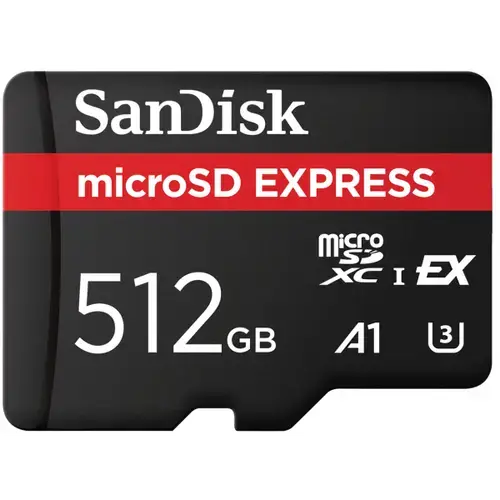 Card Memorie microSDXC SanDisk Express, 512Gb, Clasa 10 / UHS-1 U3