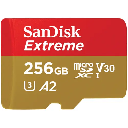 Card Memorie microSDXC SanDisk Extreme, 256Gb, Clasa 10 / UHS-1 U3