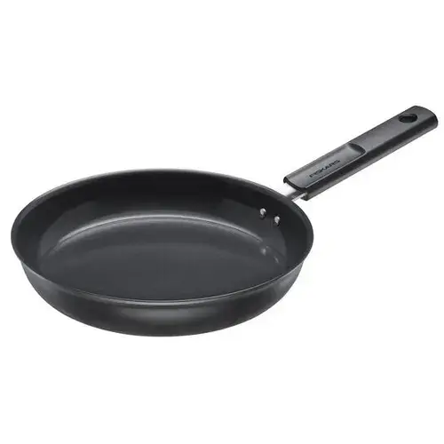 Tigaie FISKARS Hard Face 1075458, 24cm, aluminiu, invelis antiaderent, Negru