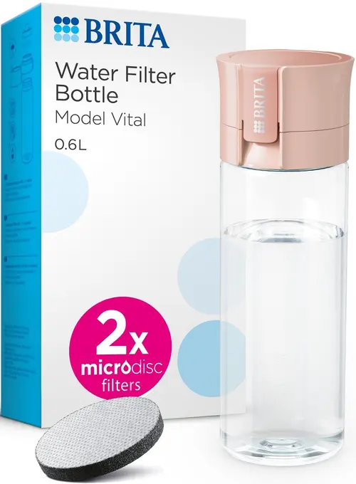 Sticla filtrare apa Brita Fill&Go Vital (Portocaliu)
