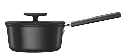 Cratita FISKARS Hard Face 1075524, 15cm, 1.8l, aluminiu, Negru