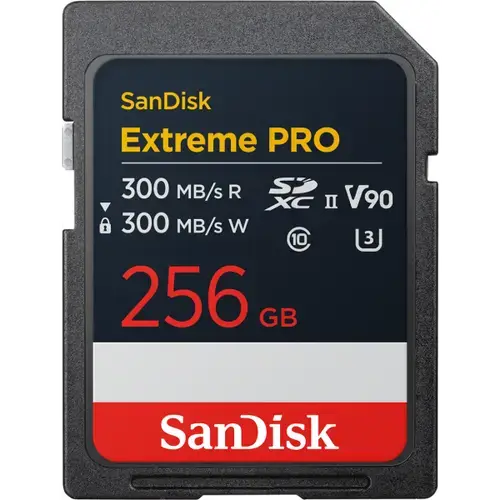 Card Memorie SDXC SanDisk Extreme Pro, 256Gb, Clasa 10 / UHS-2 U3