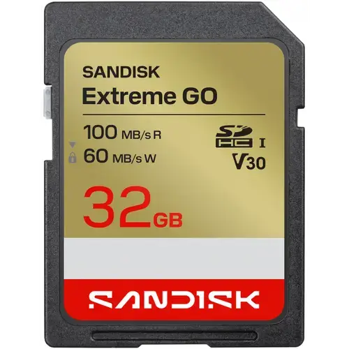 Card Memorie SDHC SanDisk Extreme Go, 32Gb, Clasa 10 / UHS-1 U1