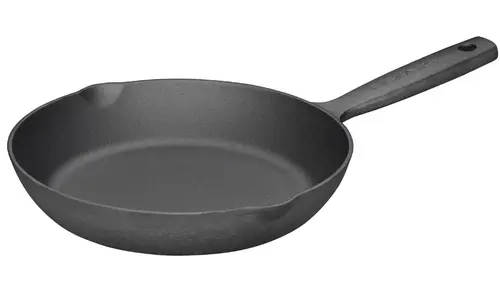 Tigaie fonta Fiskars Folken 1075701, 22 cm, Negru