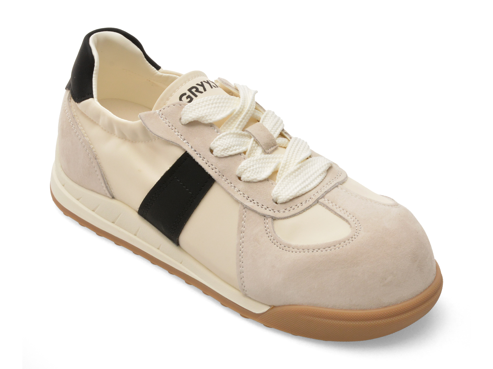 Pantofi sport GRYXX alb-negru, 2679, din material textil
