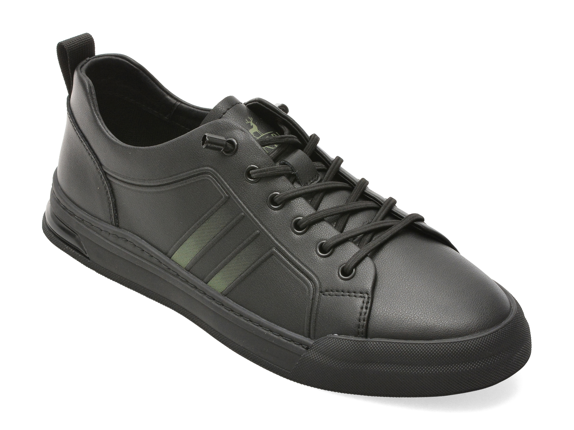 Pantofi sport CARIBU negri, V260005, din piele naturala