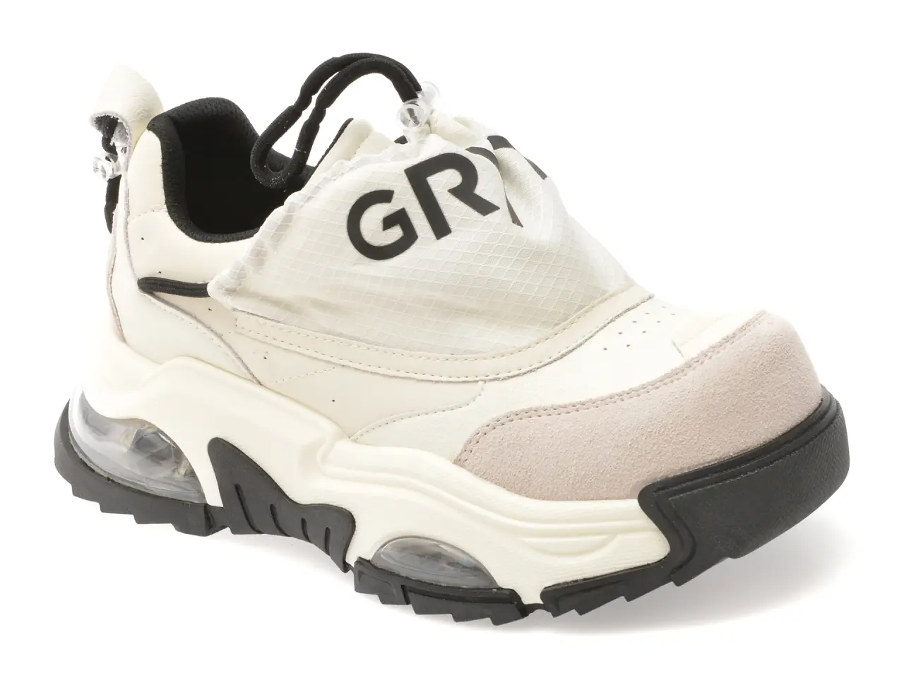 Pantofi sport GRYXX albi, 2065, din piele naturala