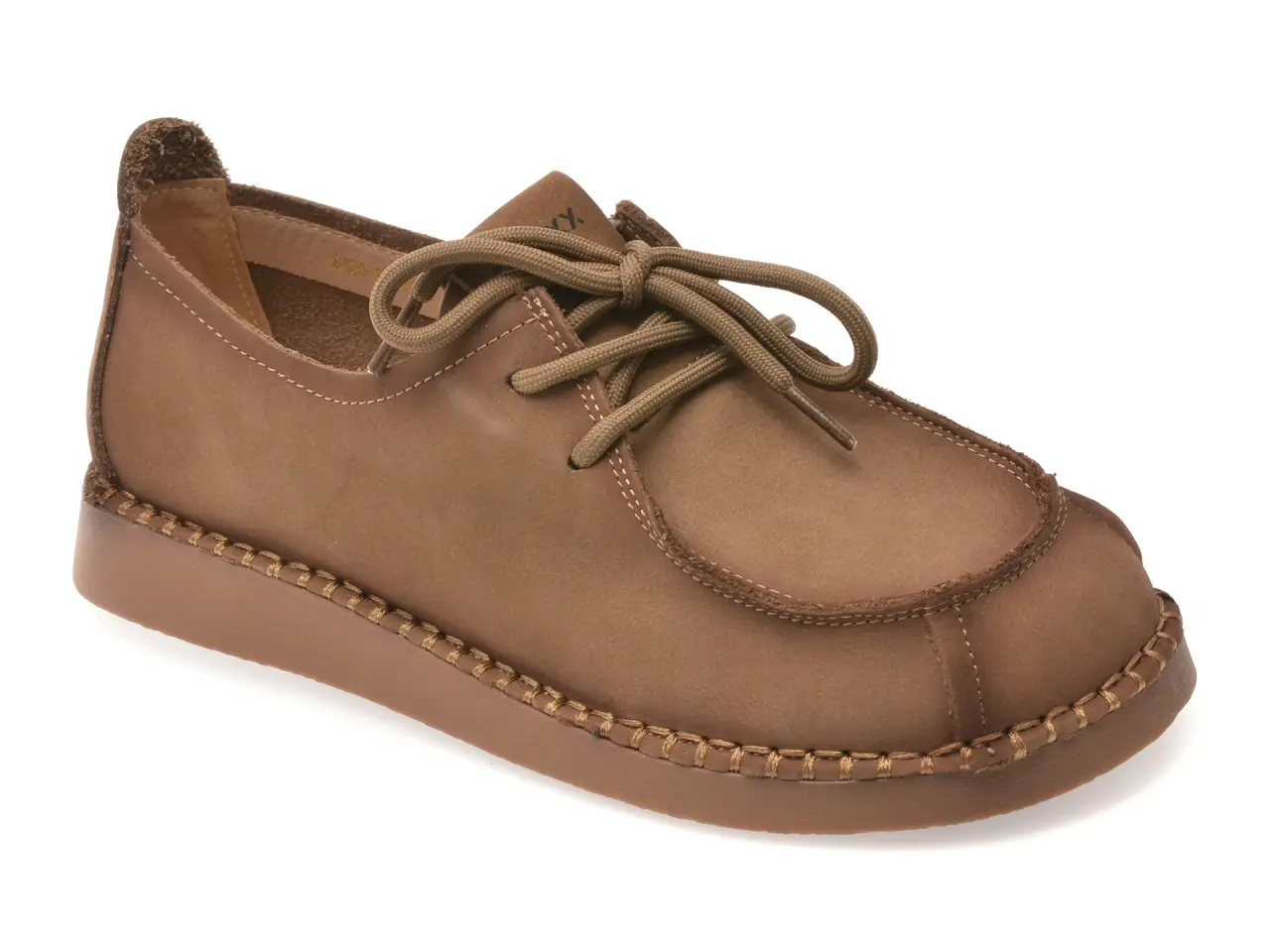 Pantofi GRYXX gri, 8820, din nabuc