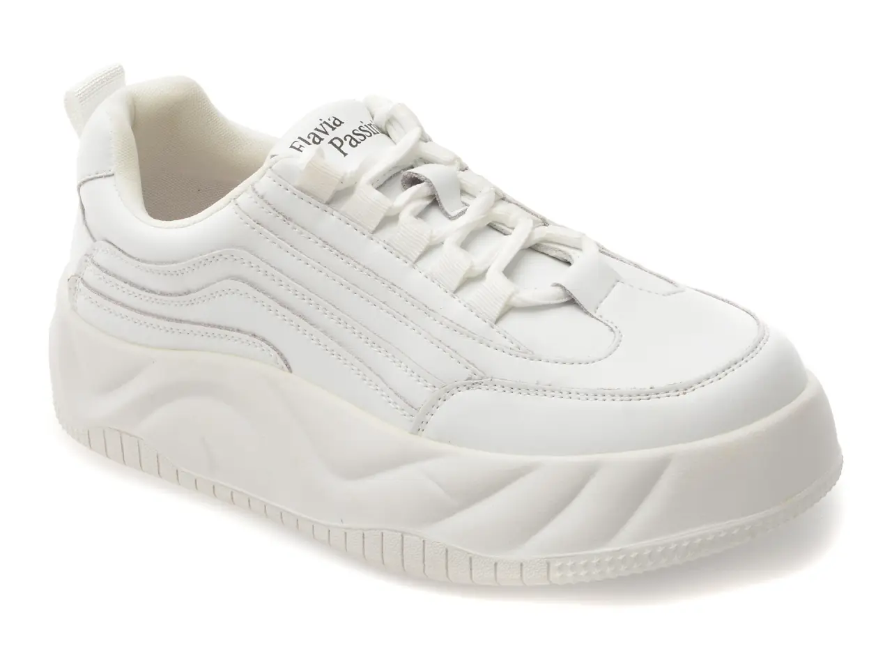 Pantofi sport FLAVIA PASSINI albi, 566, din piele naturala