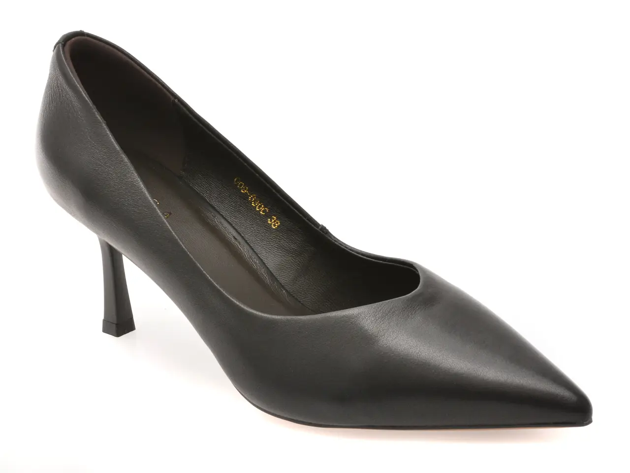 Pantofi eleganti EPICA negri, G09630, din piele naturala