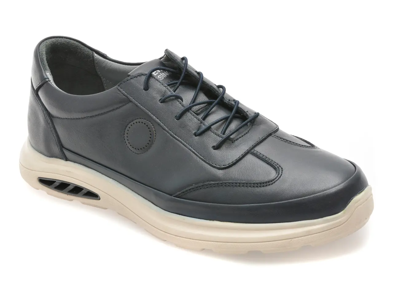 Pantofi sport BITE THE BULLET bleumarin, FV310, din piele naturala
