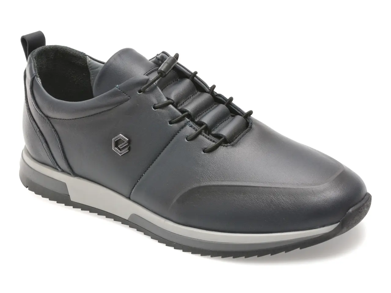 Pantofi sport BITE THE BULLET bleumarin, NR244, din piele naturala