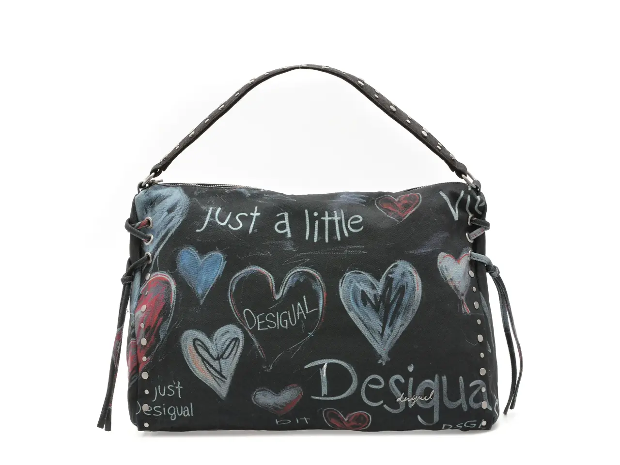 Geanta DESIGUAL bleumarin, SAXA56, din material textil