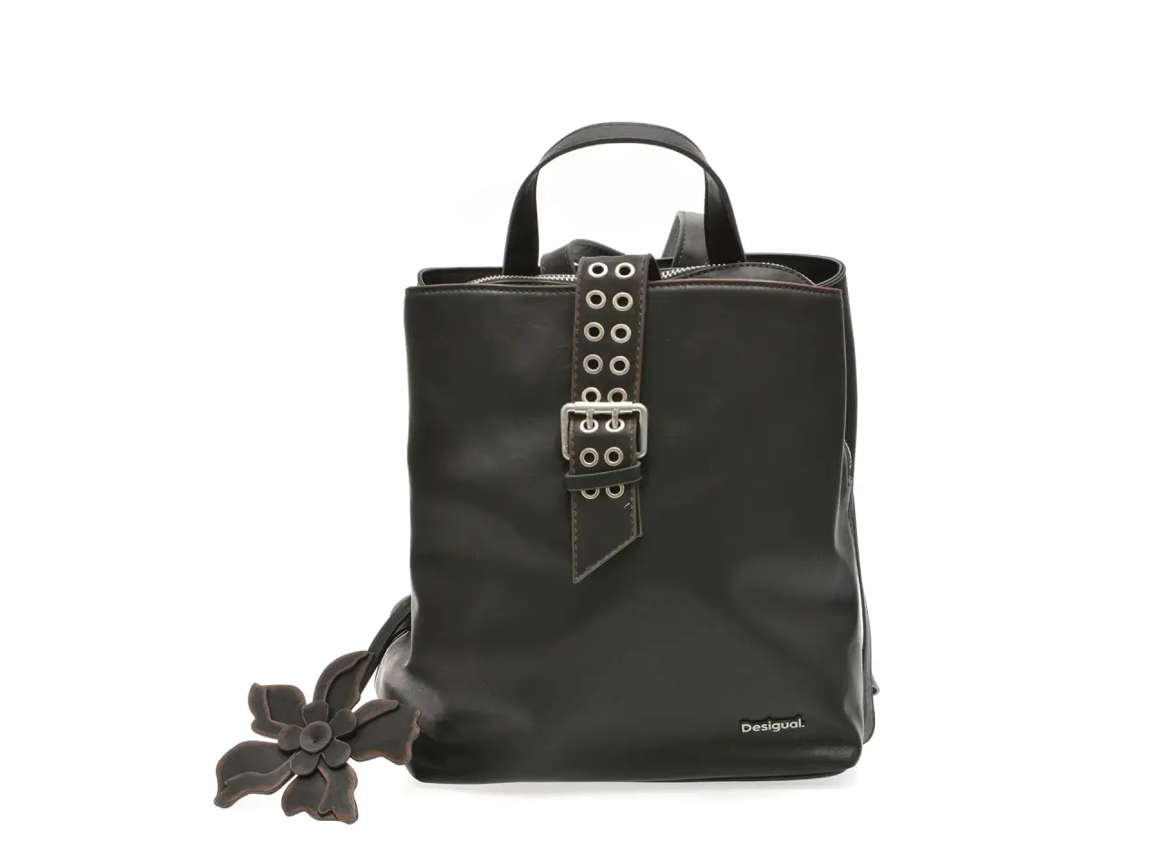 Rucsac DESIGUAL maro, SAKP11, din piele ecologica