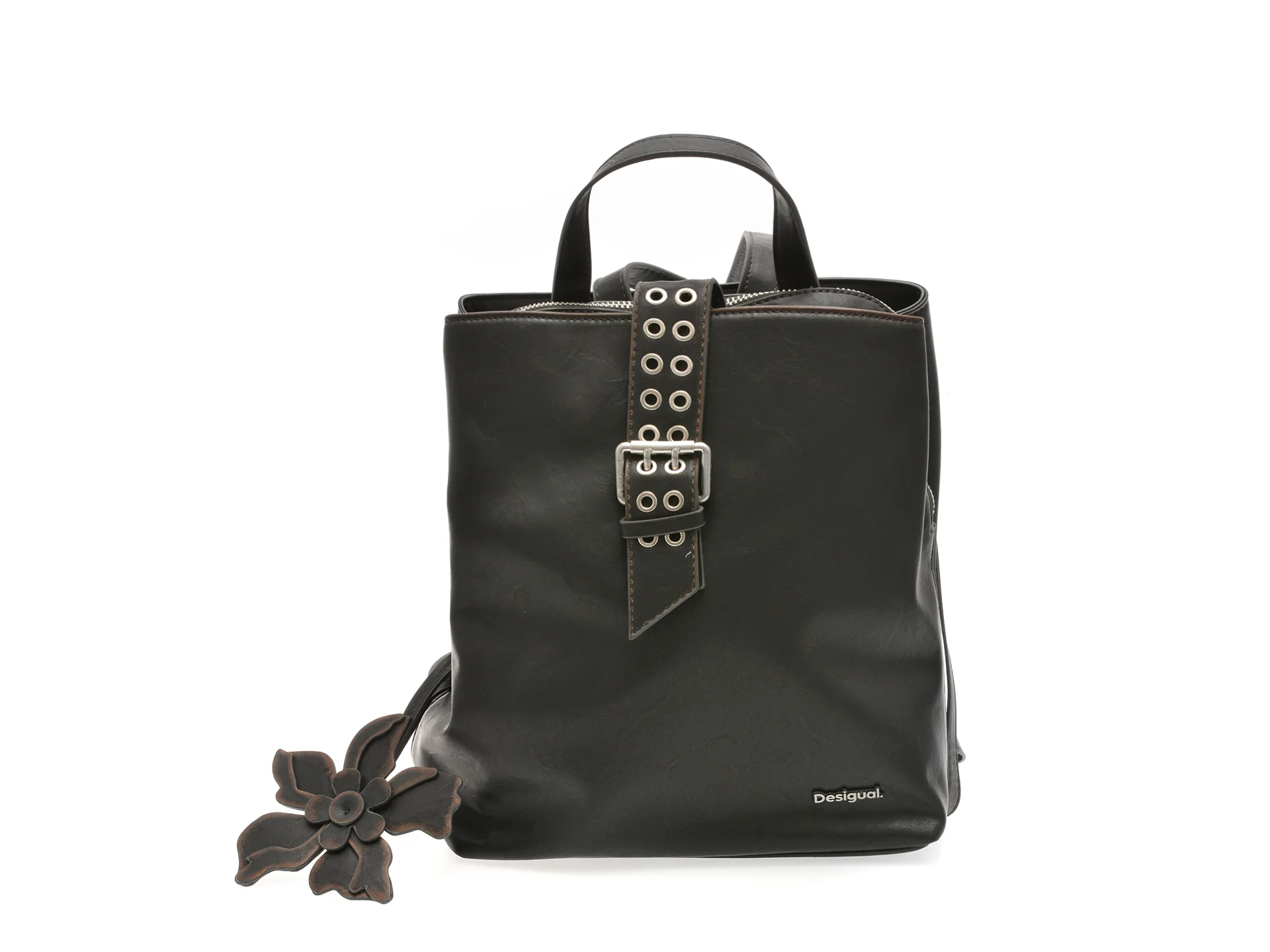 Rucsac DESIGUAL maro, SAKP11, din piele ecologica