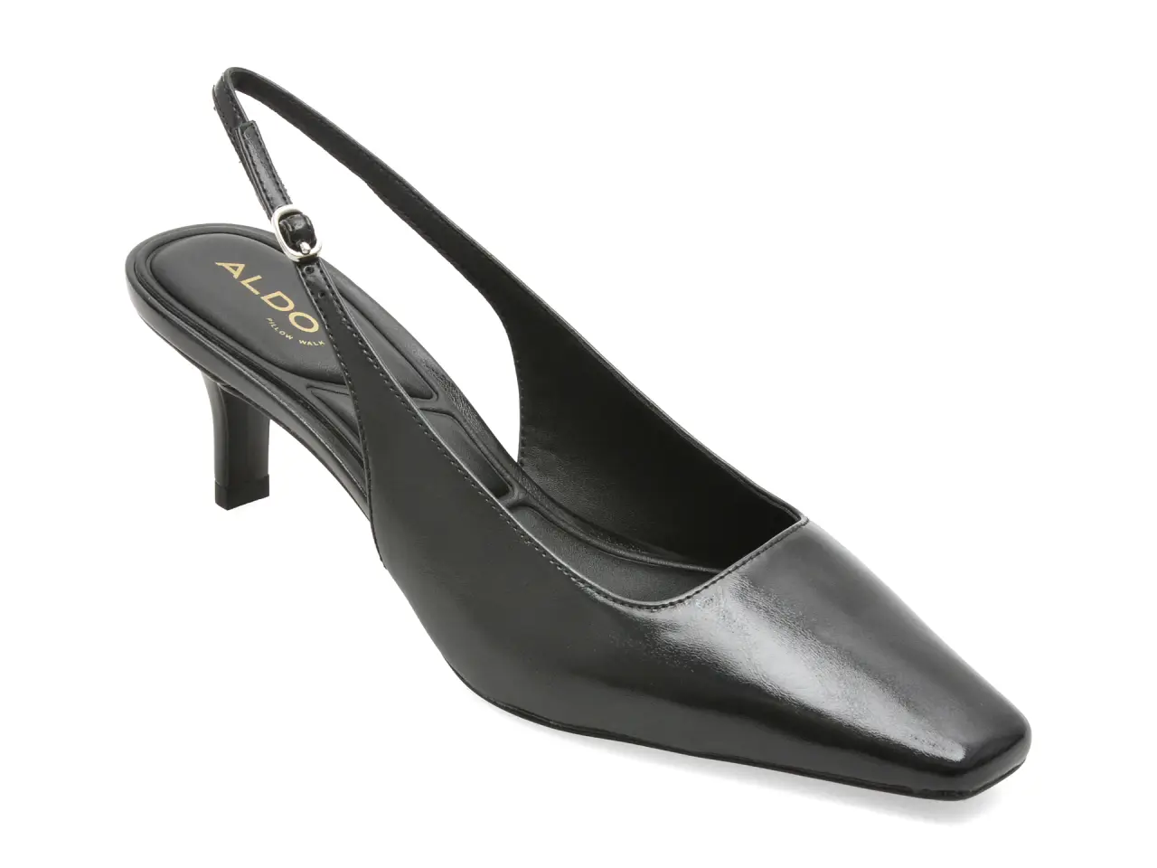 Pantofi eleganti ALDO negri, GABRIELLIE 007, din piele ecologica