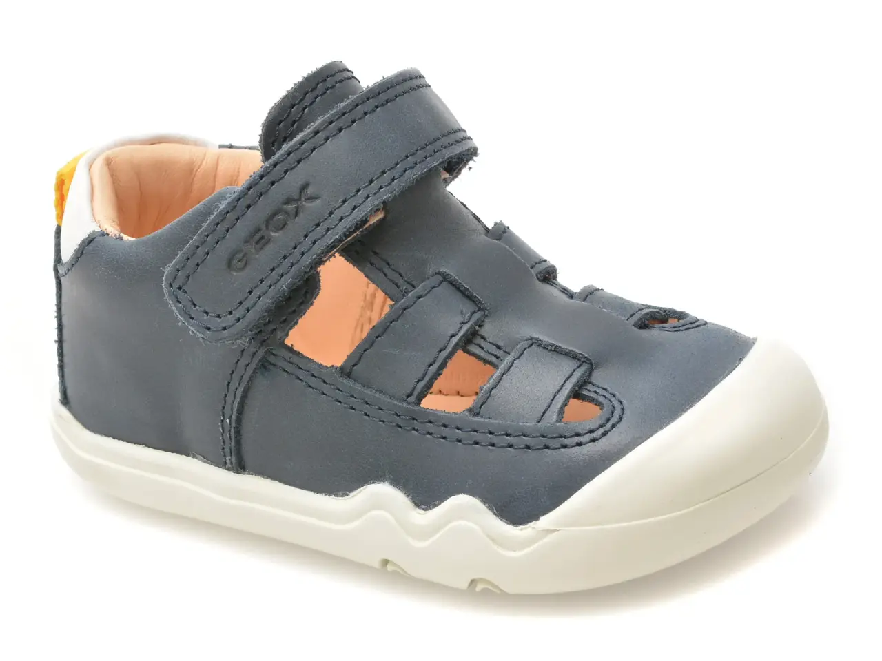 Pantofi sport GEOX bleumarin, B555WA, din piele naturala