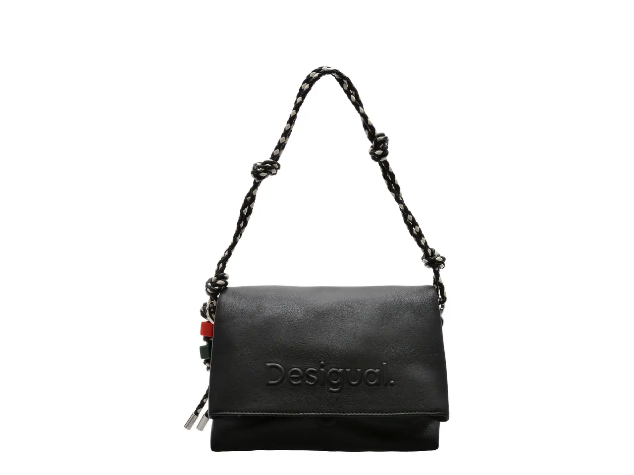 Geanta DESIGUAL neagra, SAXP61, din piele ecologica