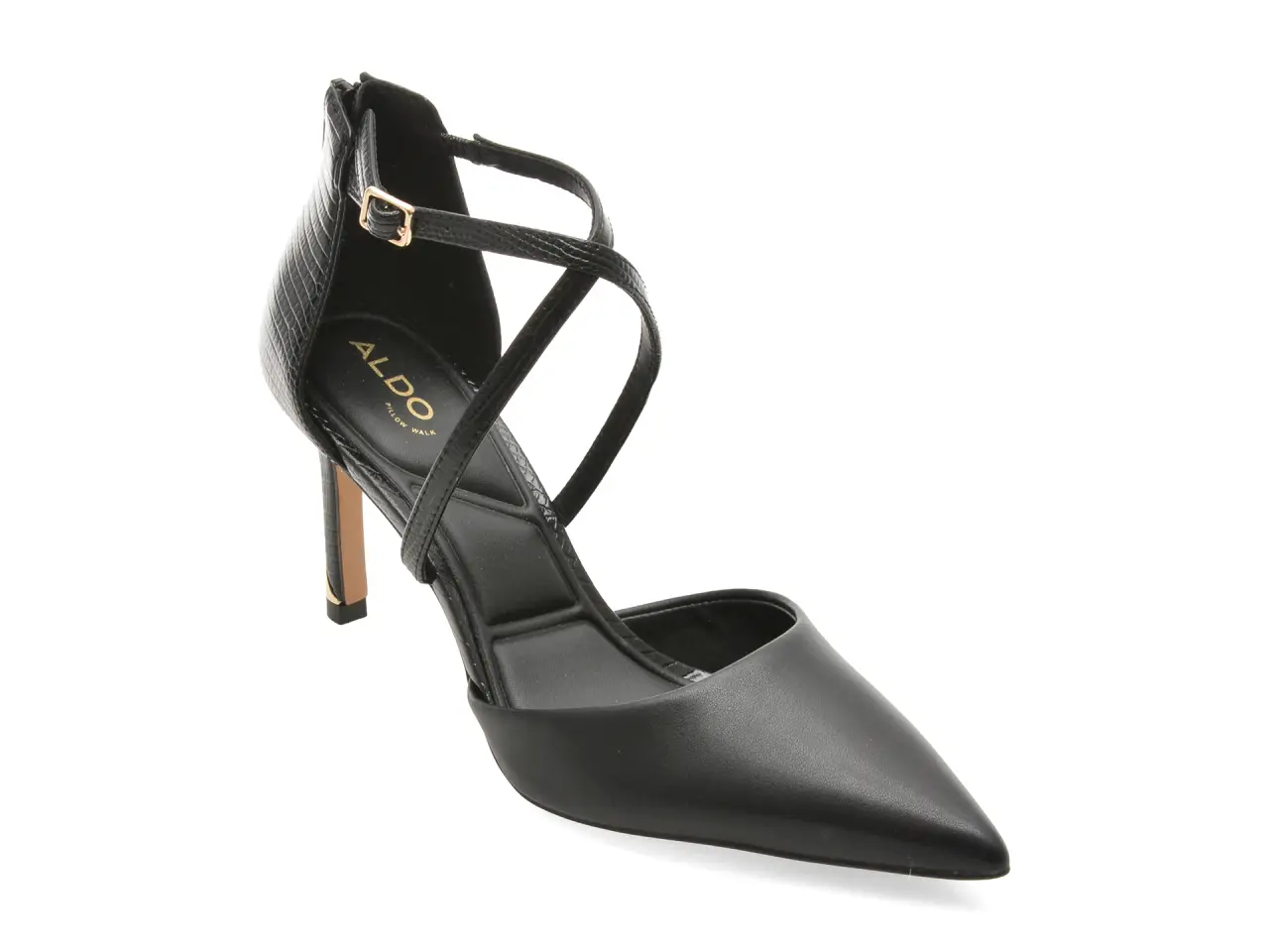 Pantofi eleganti ALDO negri, KALLANI 001, din piele ecologica