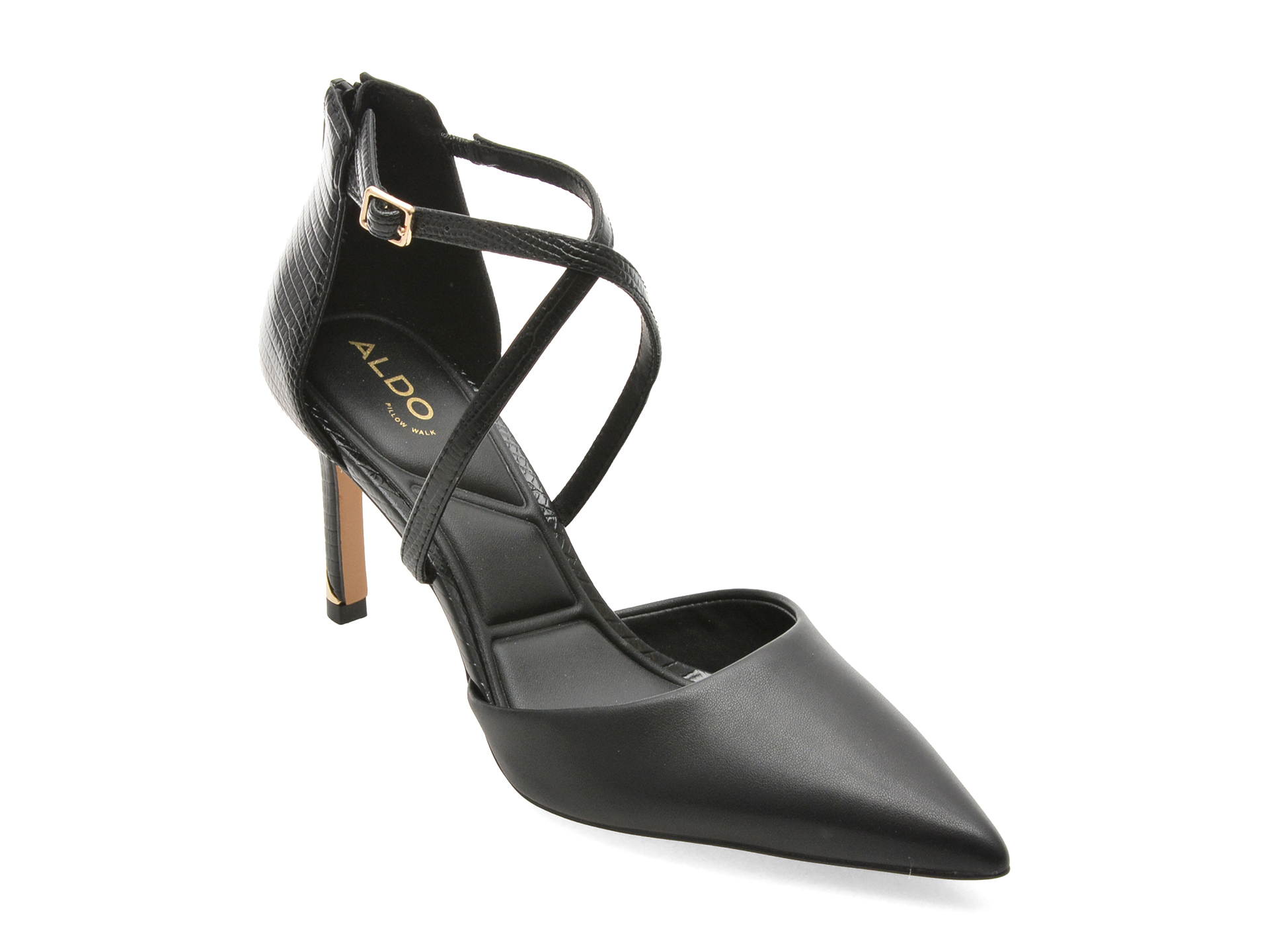 Pantofi eleganti ALDO negri, KALLANI 001, din piele ecologica