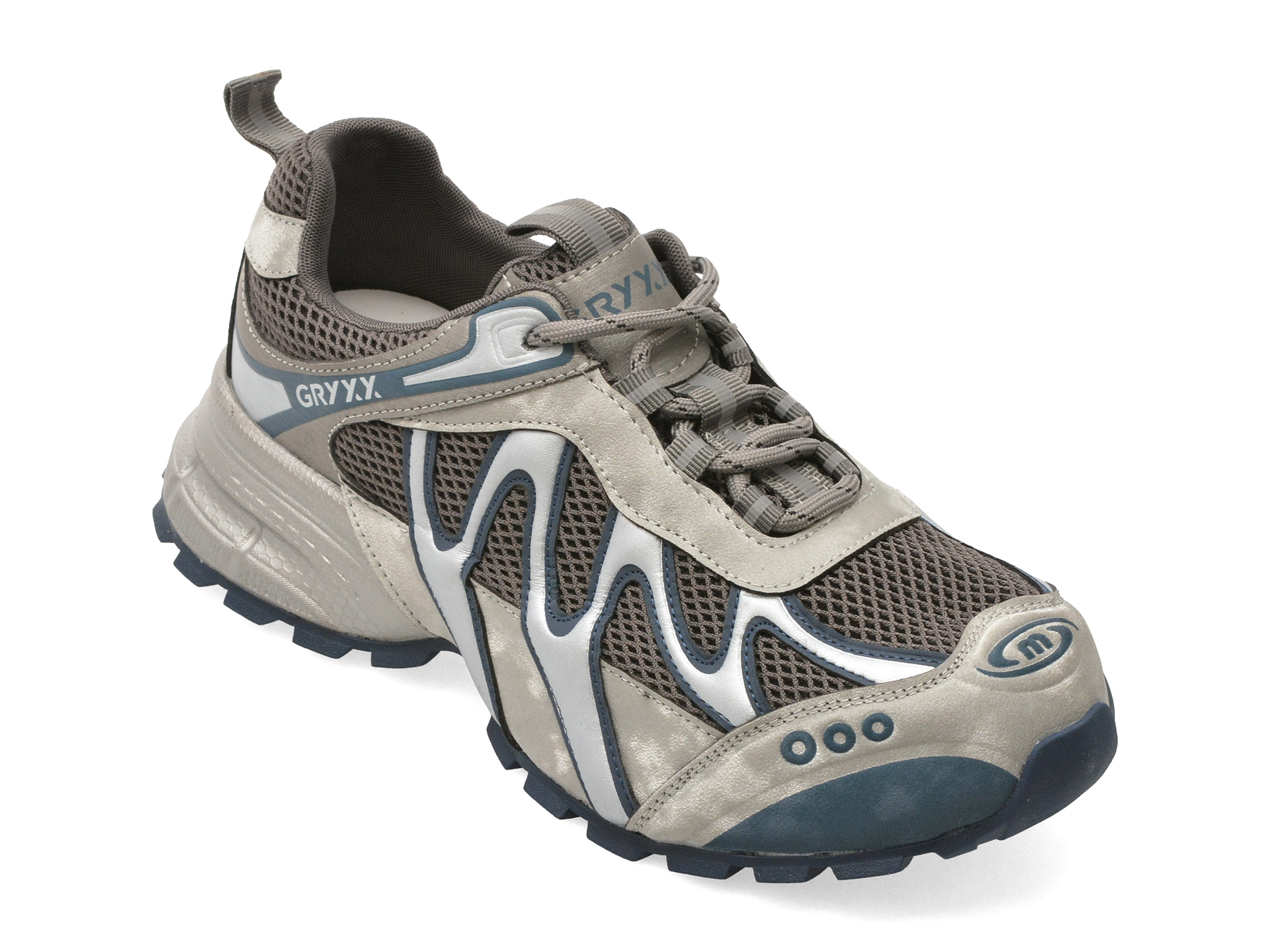Pantofi sport GRYXX gri, 9062, din piele naturala