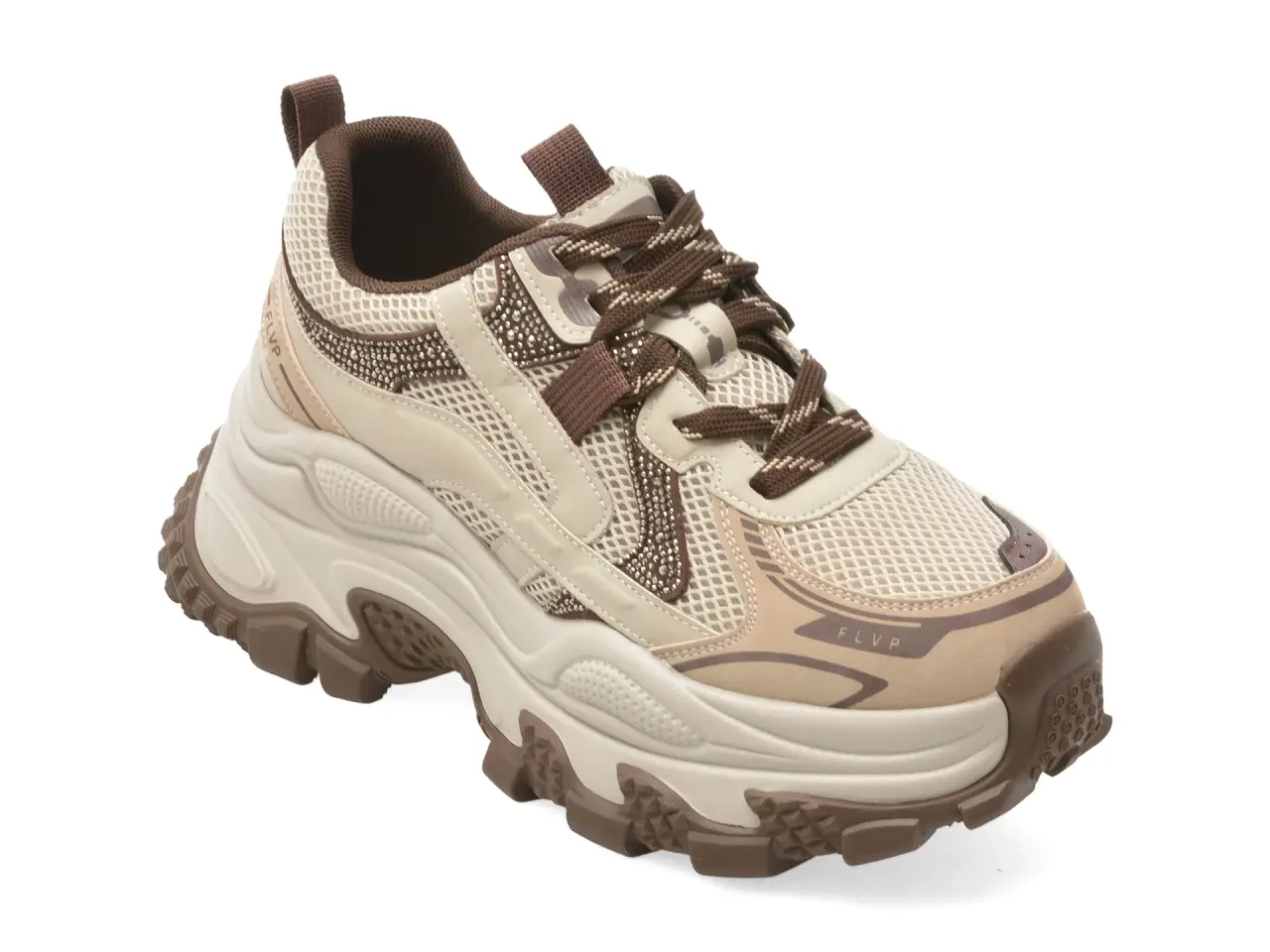 Pantofi sport FLAVIA PASSINI bej, 933, din piele ecologica