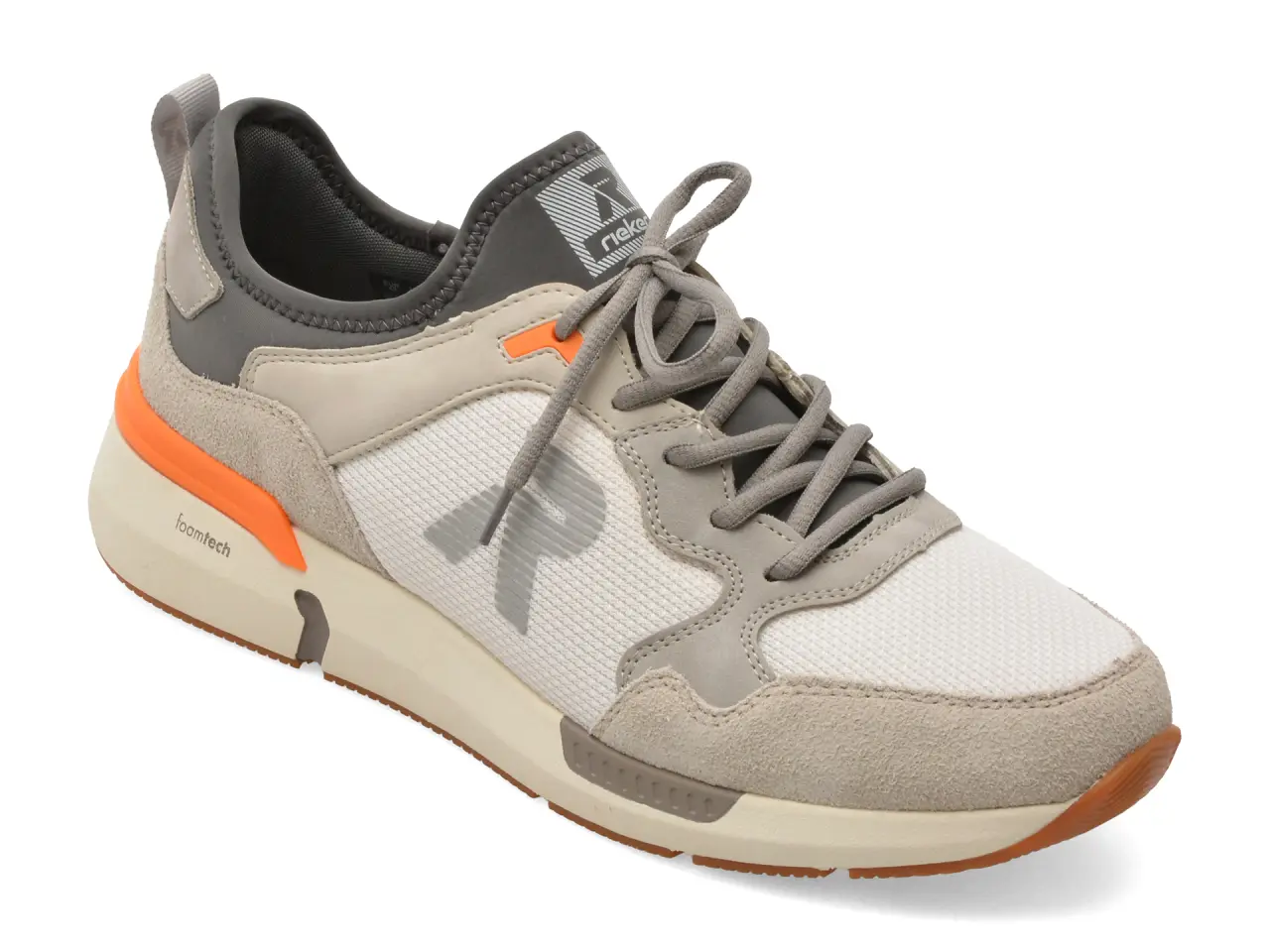 Pantofi sport RIEKER gri, U1405, din material textil