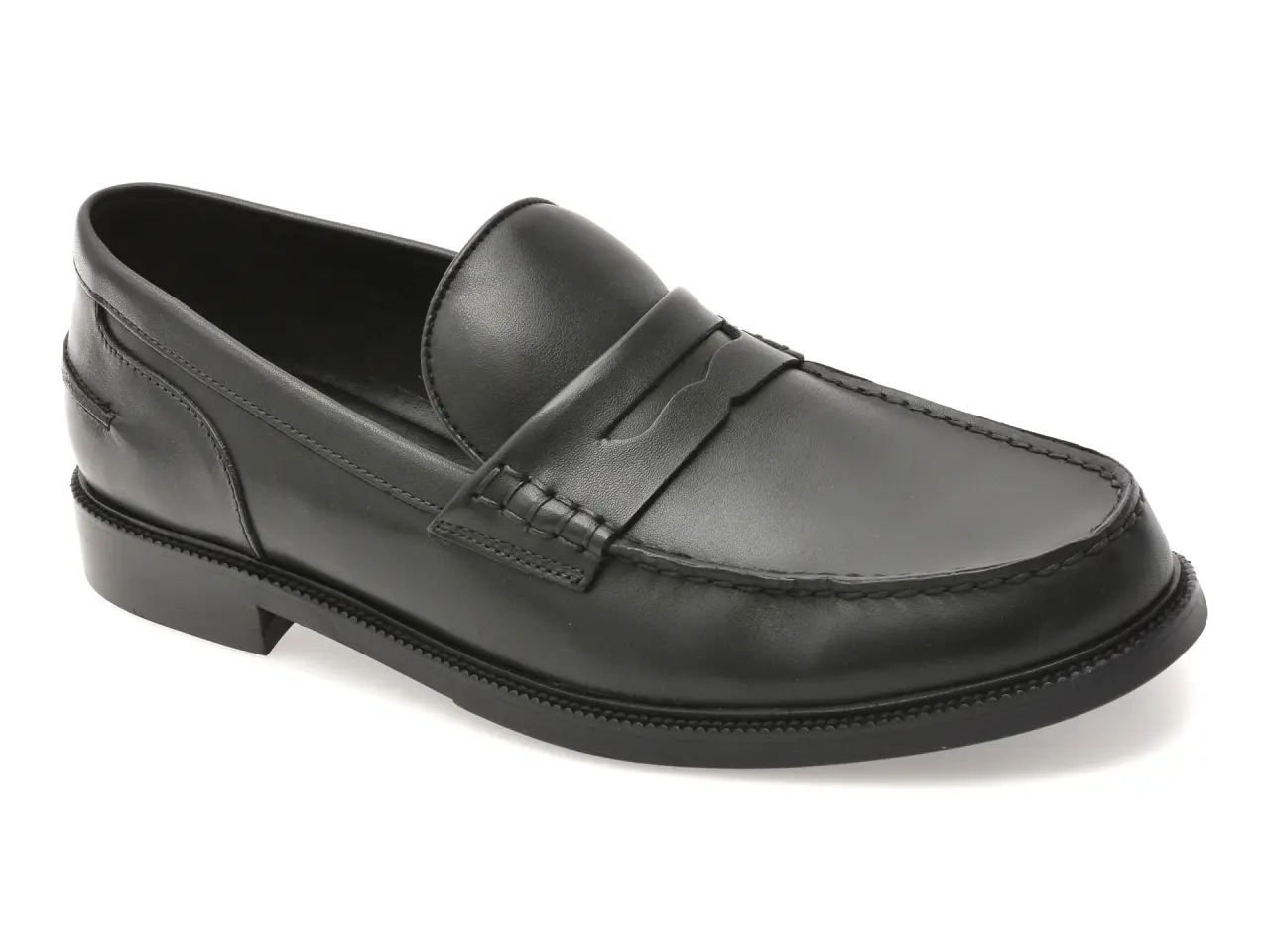 Mocasini eleganti ALDO negri, KIERAN 008, din piele naturala