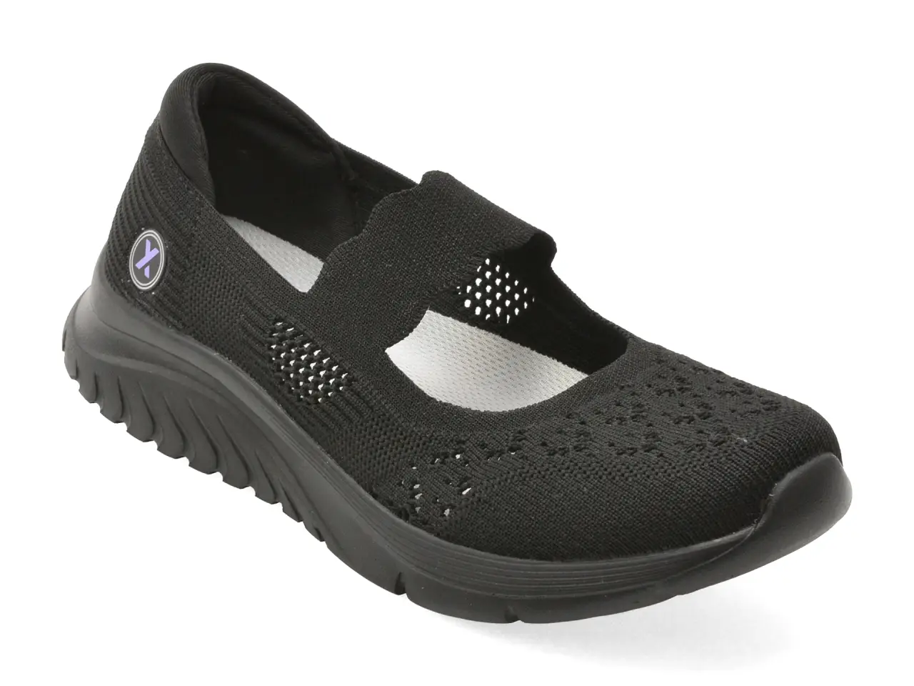 Pantofi sport GRYXX negri, X2535, din material textil