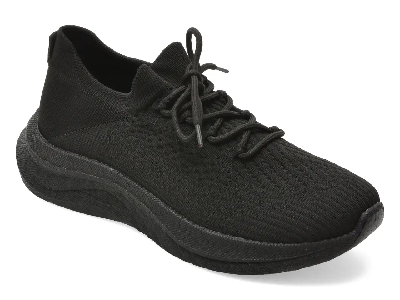 Pantofi sport BITE THE BULLET negri, CL603, din material textil