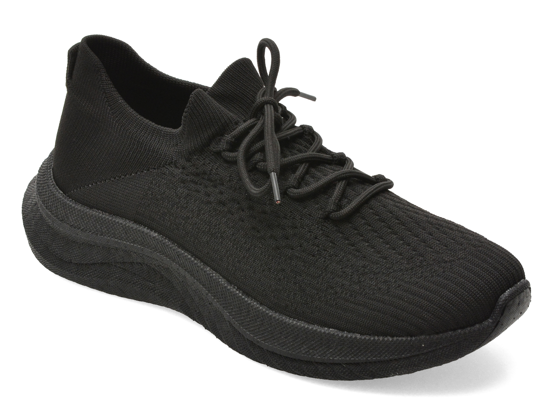 Pantofi sport BITE THE BULLET negri, CL603, din material textil