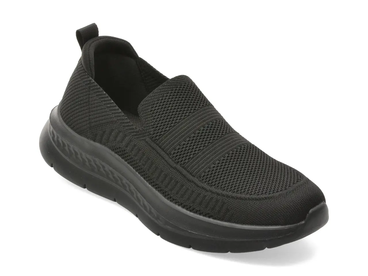 Pantofi sport BITE THE BULLET negri, HCQ25, din material textil