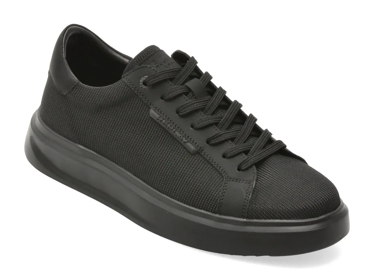 Pantofi sport REPLAY negri, MZ8E02T, din material textil