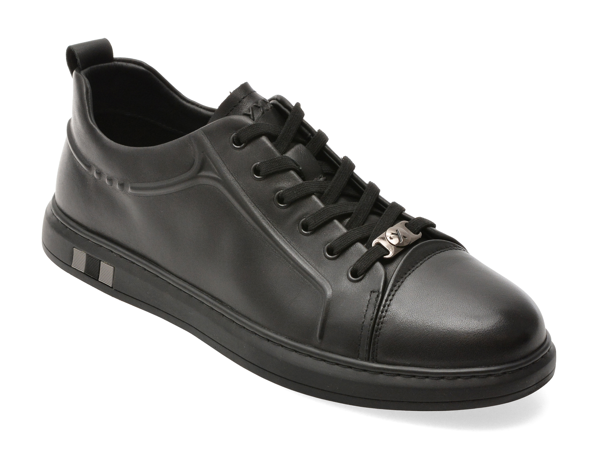 Pantofi sport GRYXX negri, 5623, din piele naturala