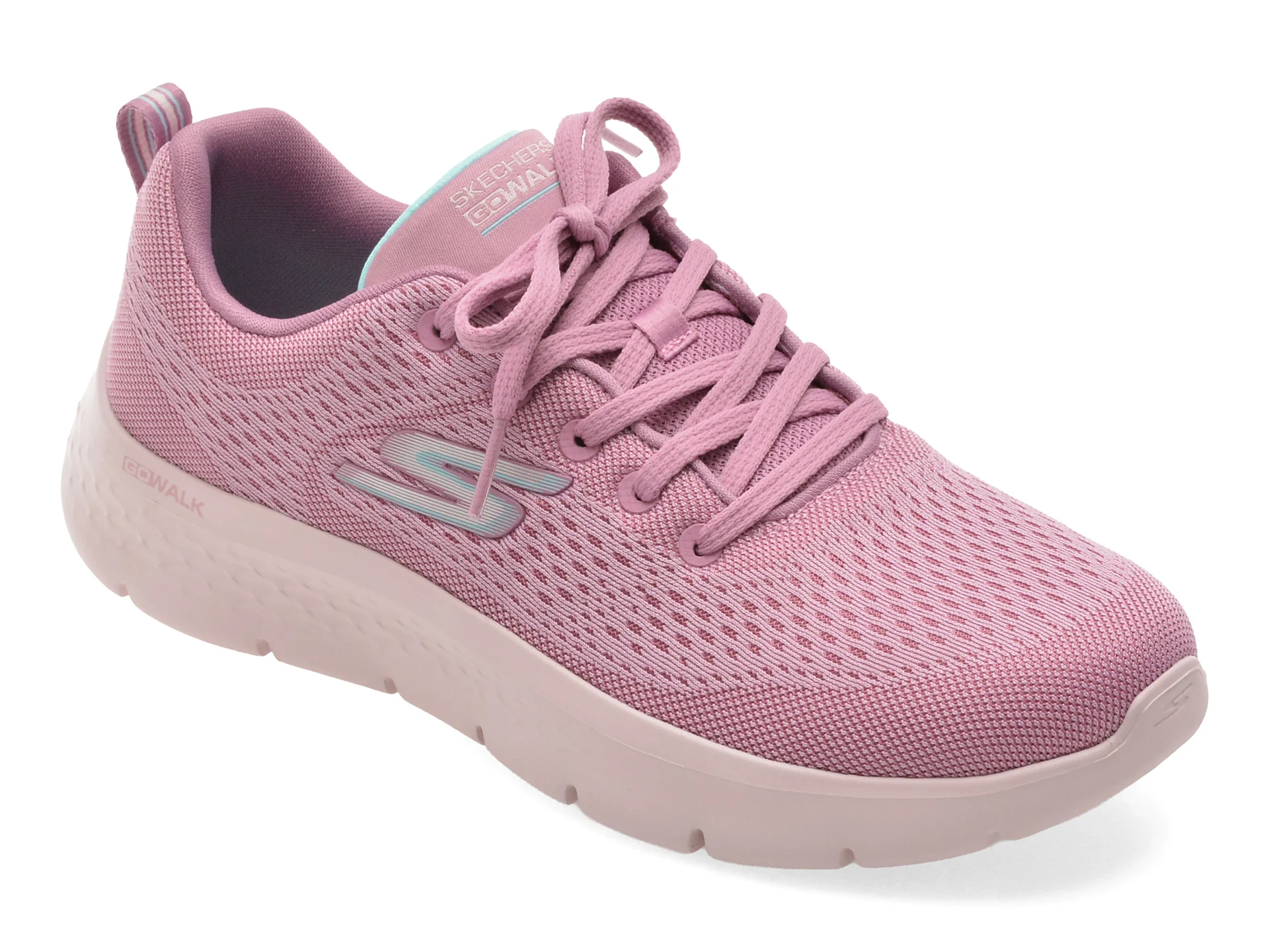 Pantofi sport SKECHERS mov, GO WALK FLEX, din material textil