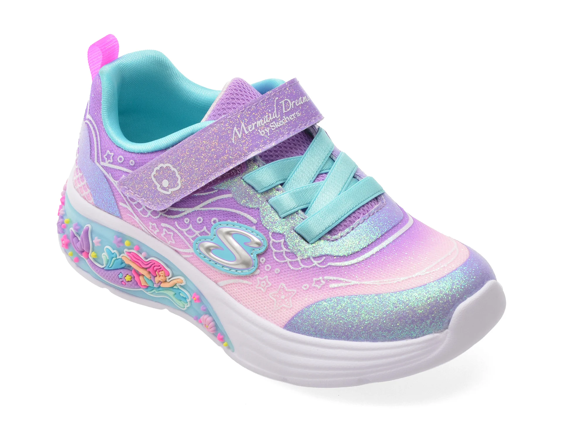 Pantofi sport SKECHERS mov, MY DREAMERS, din material textil