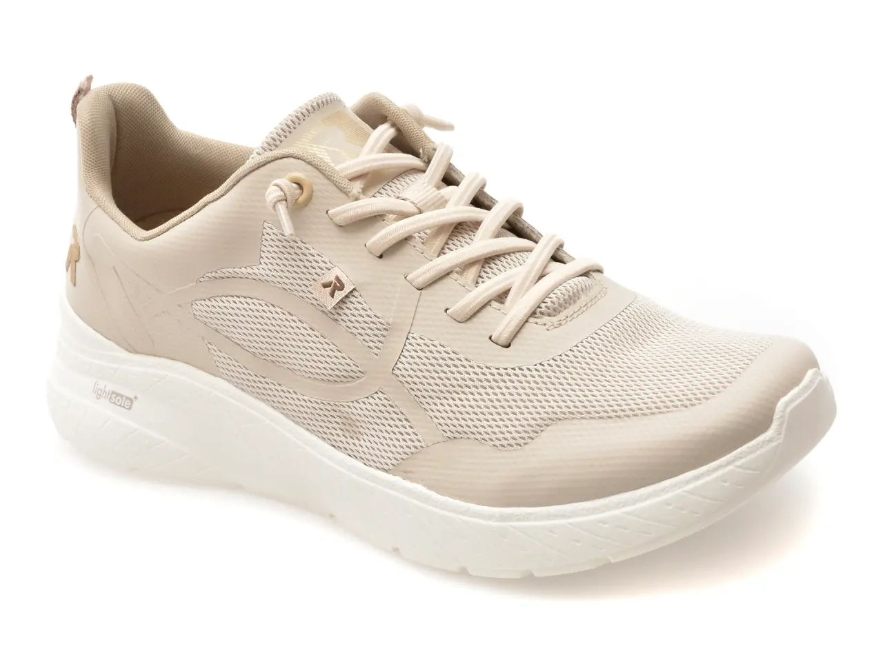 Pantofi sport RIEKER bej, M8551, din material textil