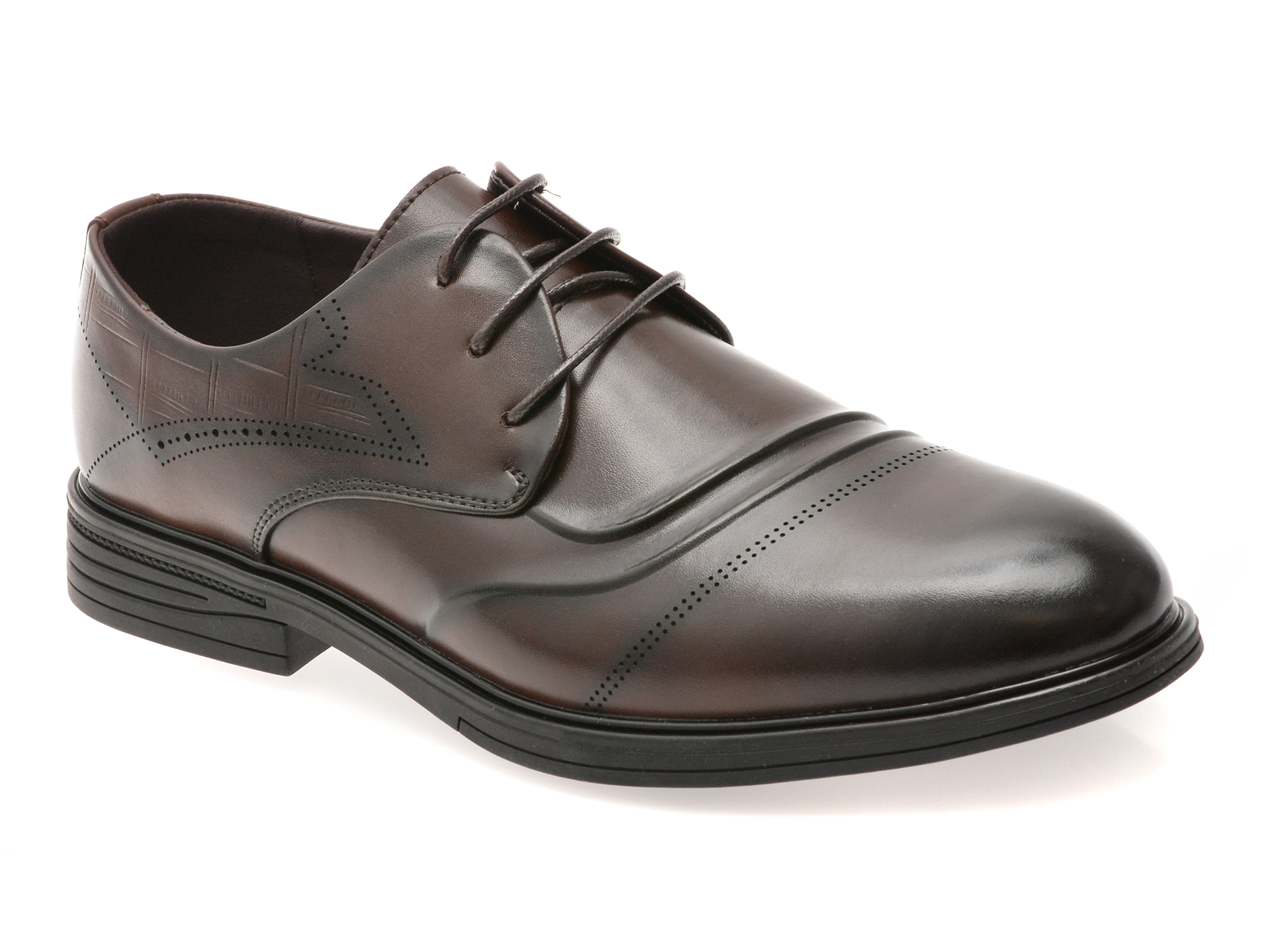 Pantofi eleganti BITE THE BULLET maro, T86192, din piele naturala