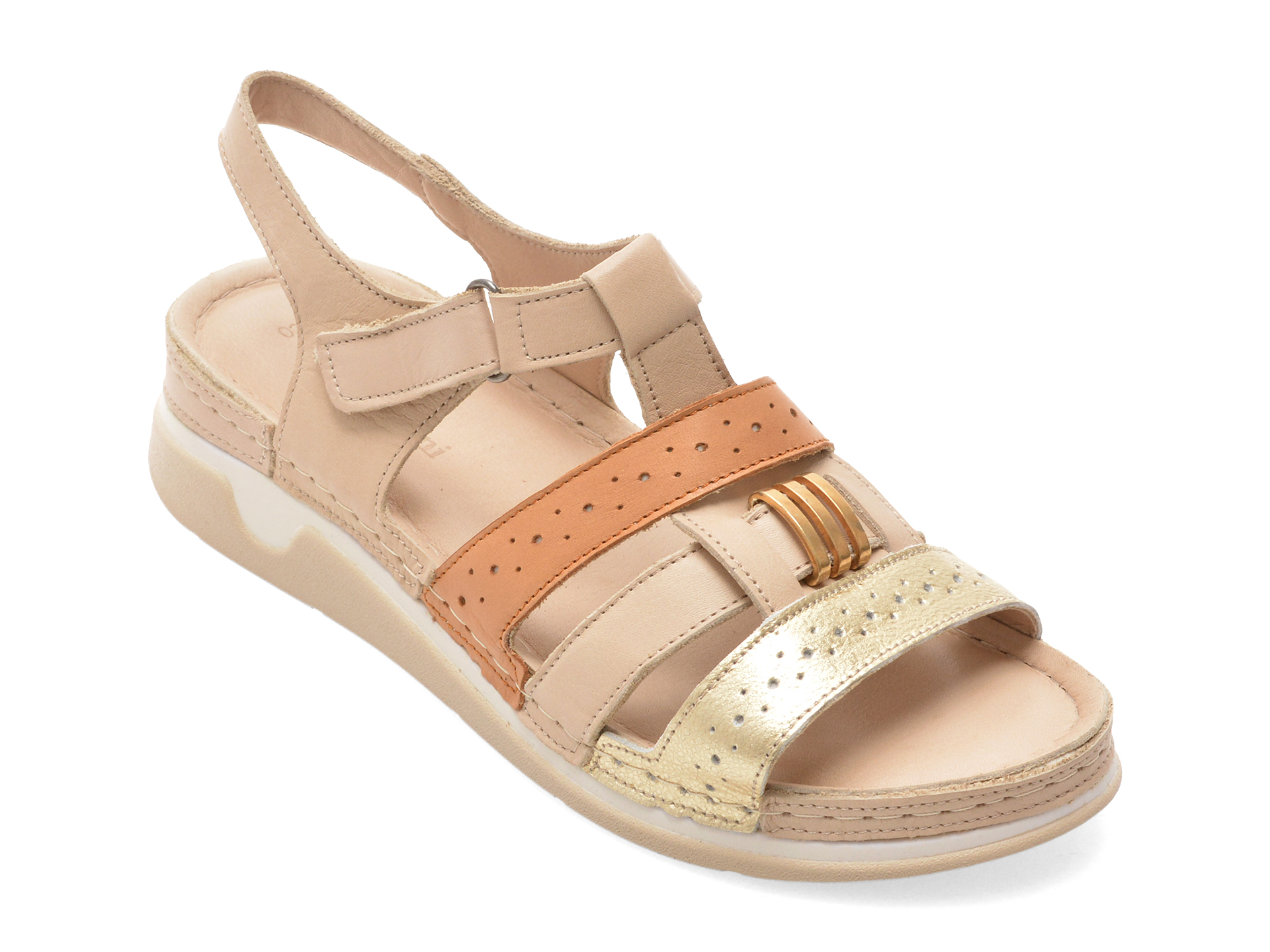 Sandale FLAVIA PASSINI bej, M029, din piele naturala