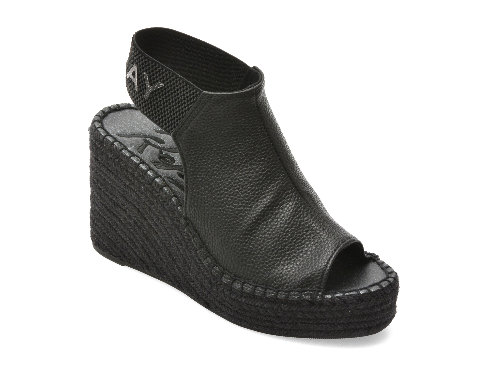 Sandale REPLAY negre, WP4G08S, din piele ecologica